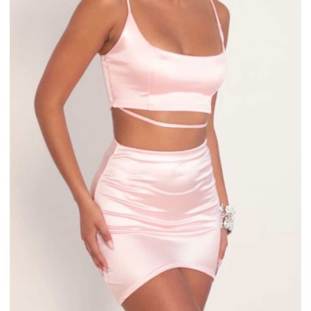 Lucy In The Sky Dress Two- Piece Pink